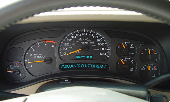 GMC Instrument Cluster Repair canada
