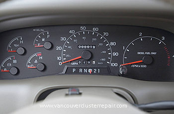 Ford F-250, F-350, F-450, & F-550, Excursion Instrument Cluster Repair
